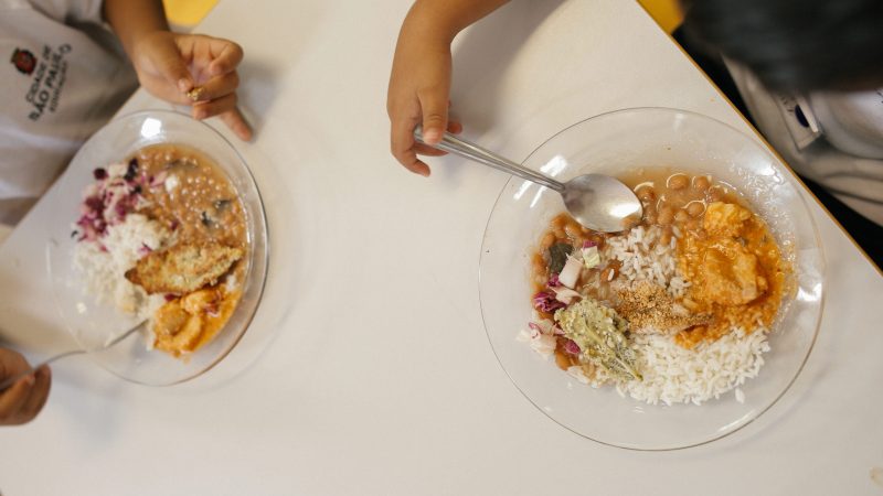 Educação alimentar na EMEI Zélia Gattai, em São Paulo. Foto: Dani Neves/Instituto Comida e Cultura