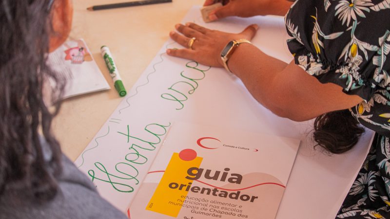Educação alimentar em Chapada dos Guimarães/Foto: Quemuel Felipe